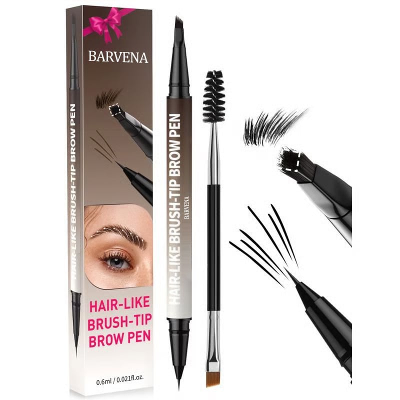 🌟 Oppnå perfekte bryn - ✨ 4D brynpenn - for naturlige, perfekte øyenbryn og eyeliner hele dagen! 💁♀