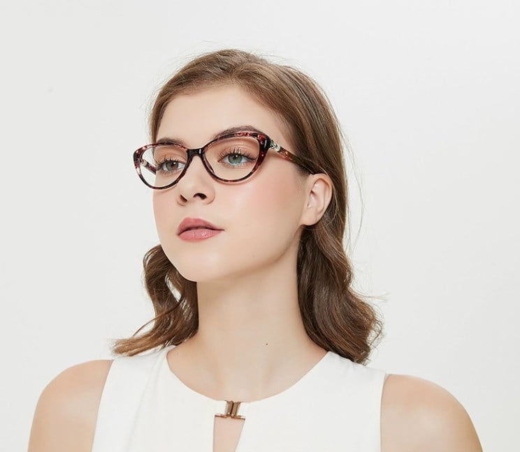 CAT EYE MED PERLEHENGSEL PROGRESSIVE MULTIFOKAL LESEBRILL
