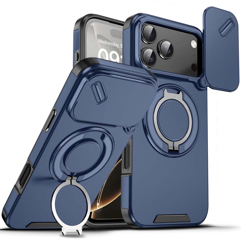 🔥 SISTE DAGS TILBUD - 50 % RABATT 🔥 Magnetisk telefondeksel med ringstativ til iPhon
