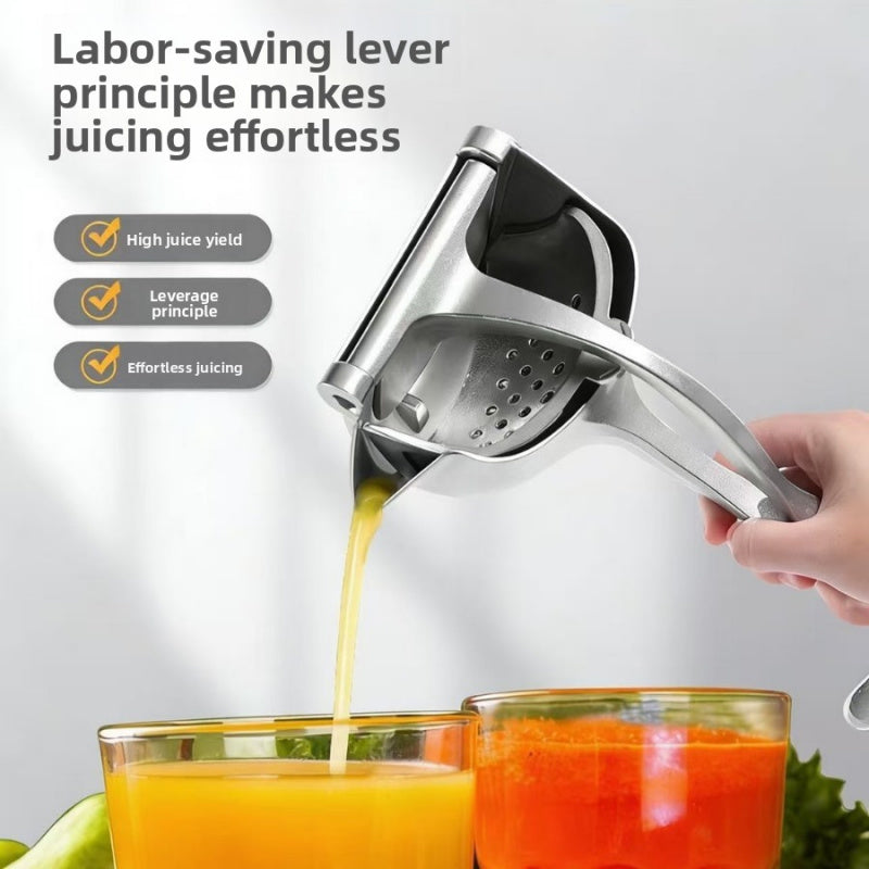 Manuell juicepresse/sitruspresse i rustfritt stål i 304 for hjemmekjøkkenet