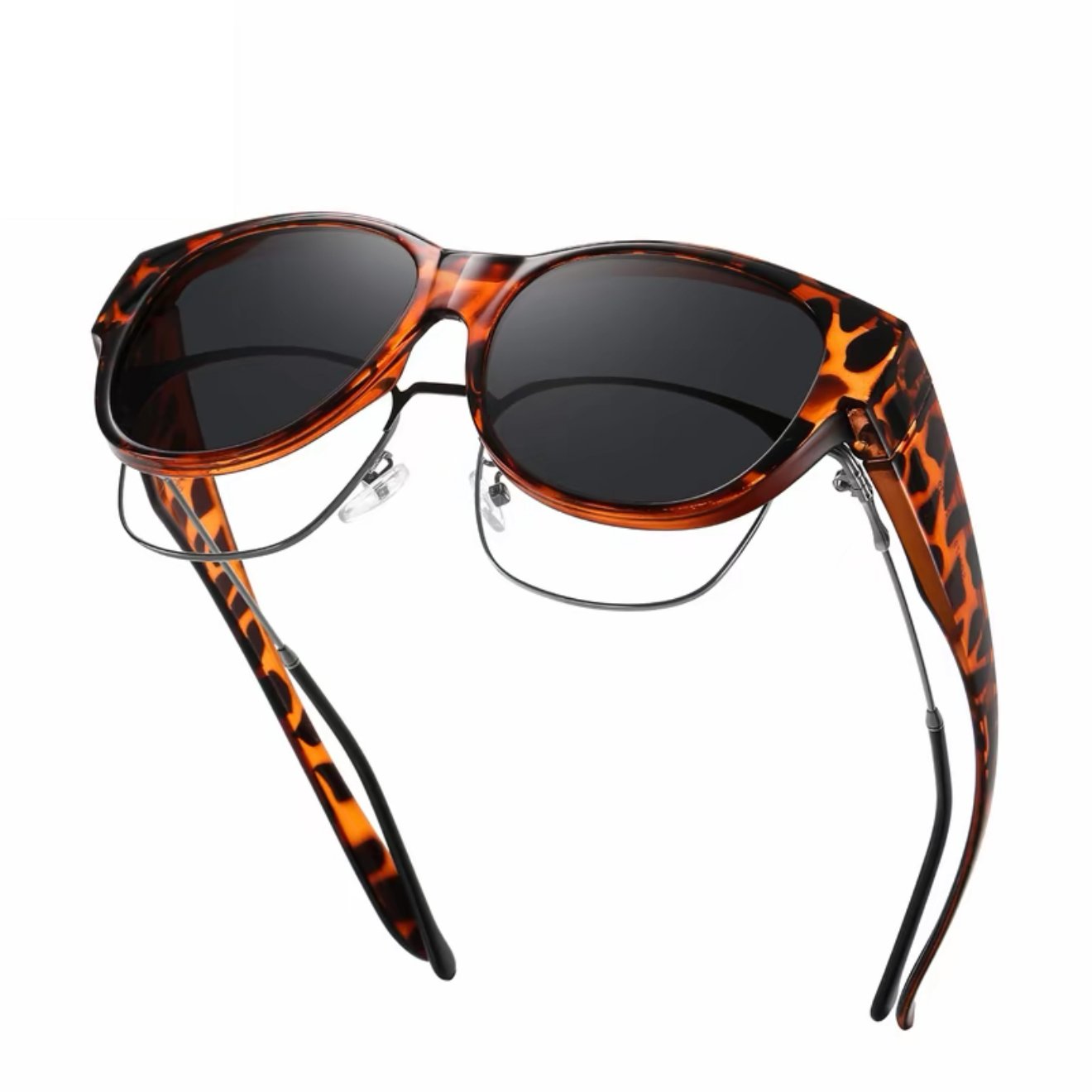 🕶 Nye cat-eye-solbriller i ekstra stor størrelse, med polariserte linser og UV400-beskyttels