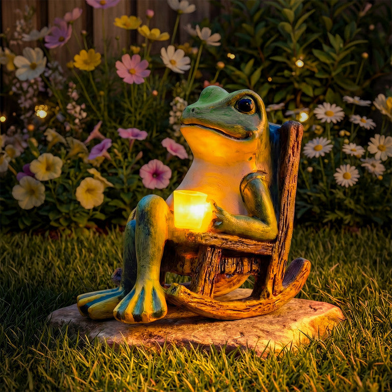Den lysende hagefroske
