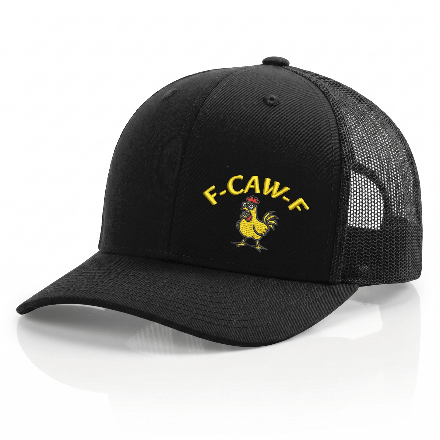 F-CAW-F Brodert snapback-cap i førsteklasses kvalitet med justerbar størrelse