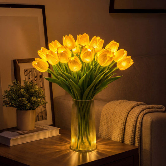 En strålende romantisk tulipanlamp