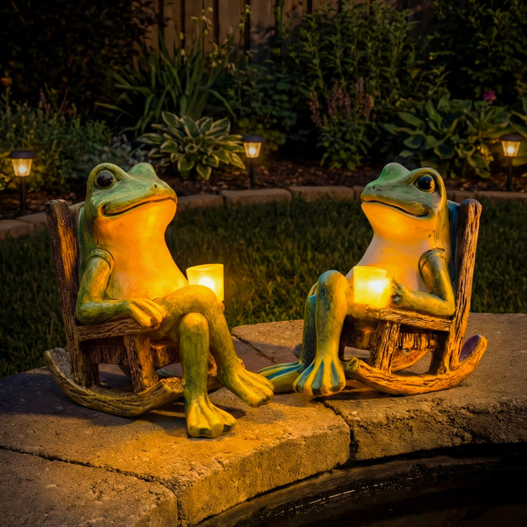 Den lysende hagefroske