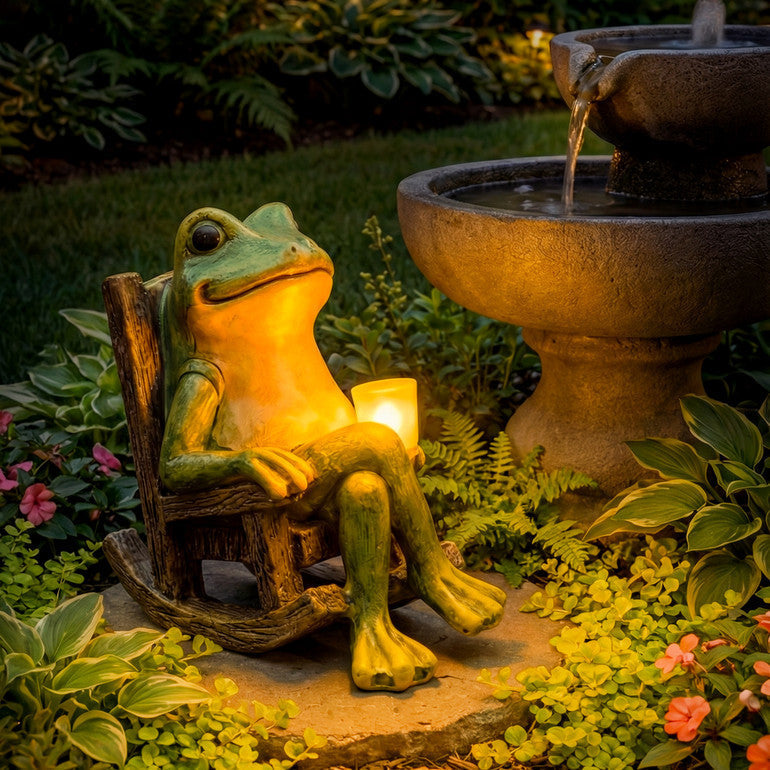 Den lysende hagefroske