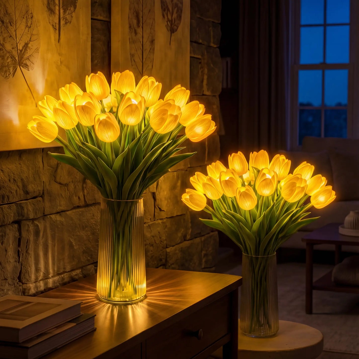En strålende romantisk tulipanlamp