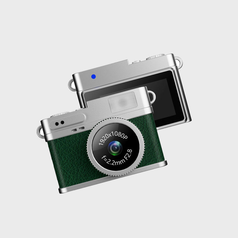 📸✨ Retro minikamera – Kompakt kamera i vintage-stil for skarpe, spontane øyeblikksbilder! ✨🎞️