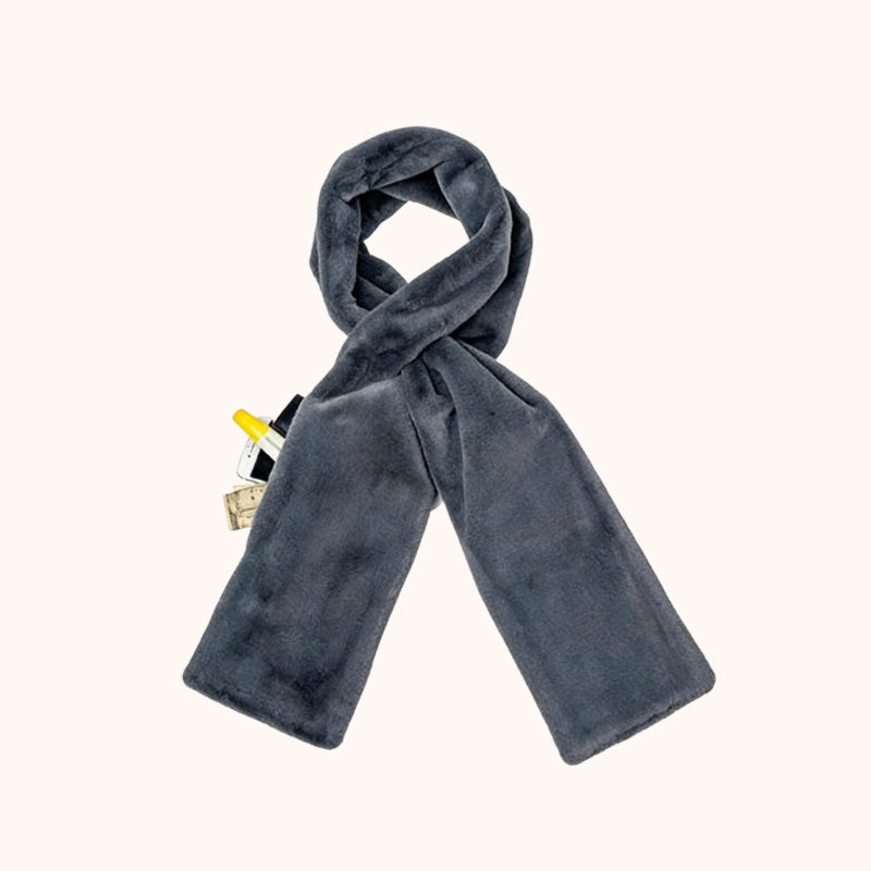 🧣Skjerf med skjult lomme
