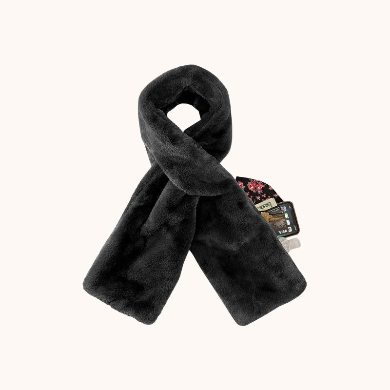 🧣Skjerf med skjult lomme