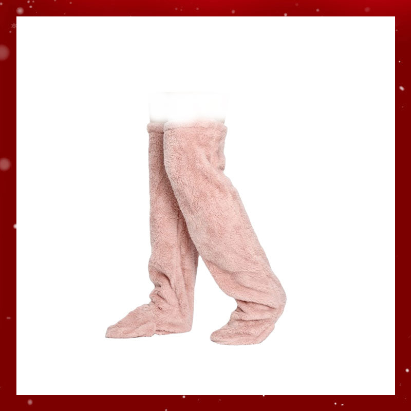 Gåse dun knestrømper til jul