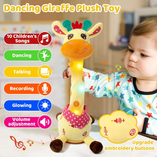 🎉 Den bestselgende musikalske sjiraffleken – synger, danser og gjentar det du sier! 🦒🎵🗣️
