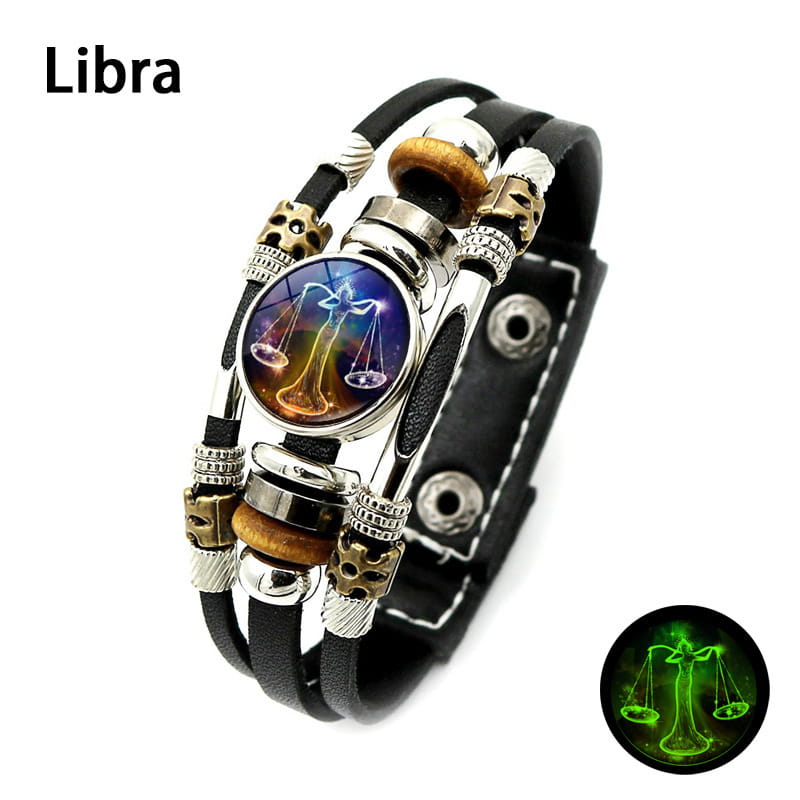 🌌 Armband med stjärntecken som lyser i mörkret