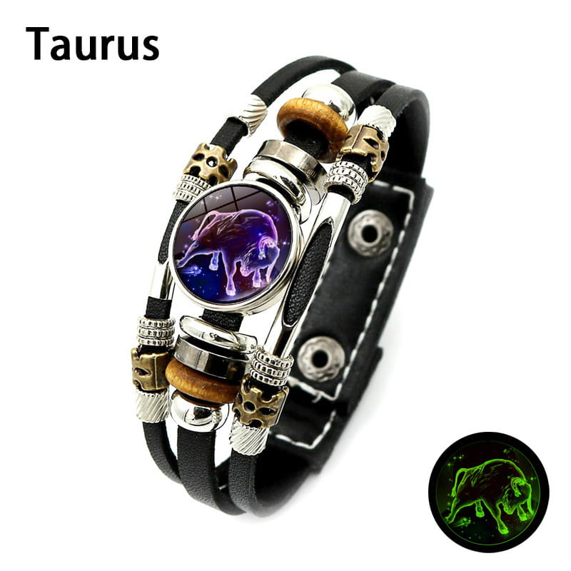 🌌 Armband med stjärntecken som lyser i mörkret