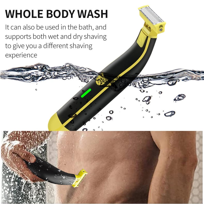 🎁Gave til menn🔥Våt og tørr elektrisk barbermaskin