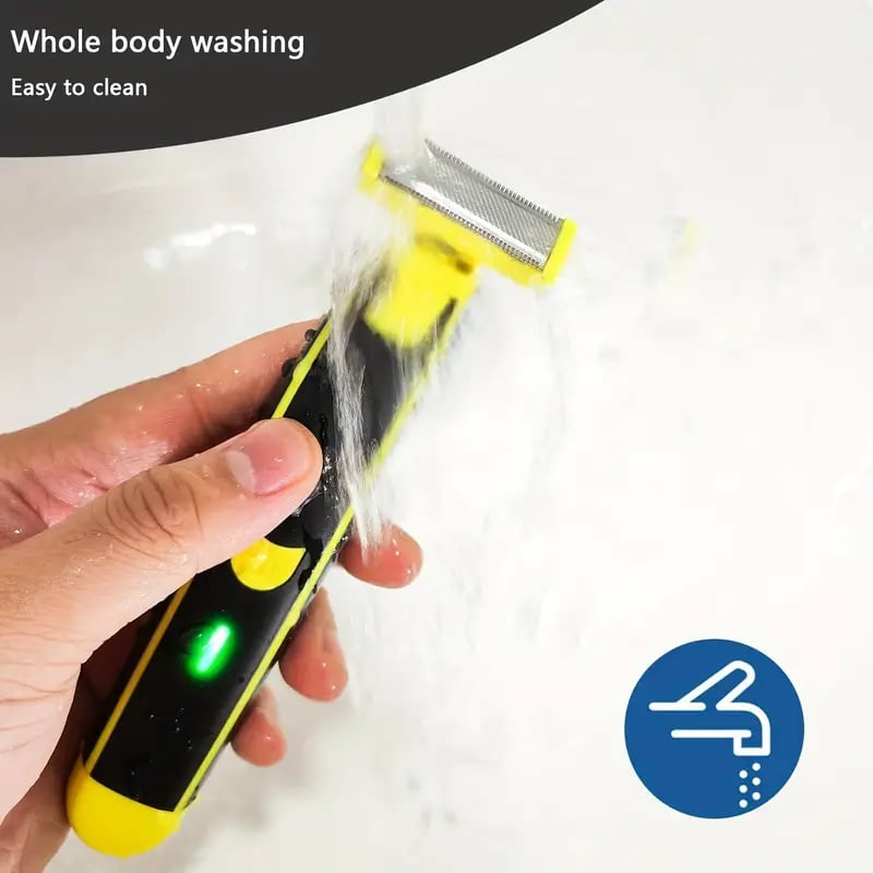 🎁Gave til menn🔥Våt og tørr elektrisk barbermaskin