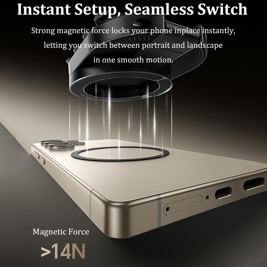 🔥 3-i-1 magnetisk telefonholder med sugekopp