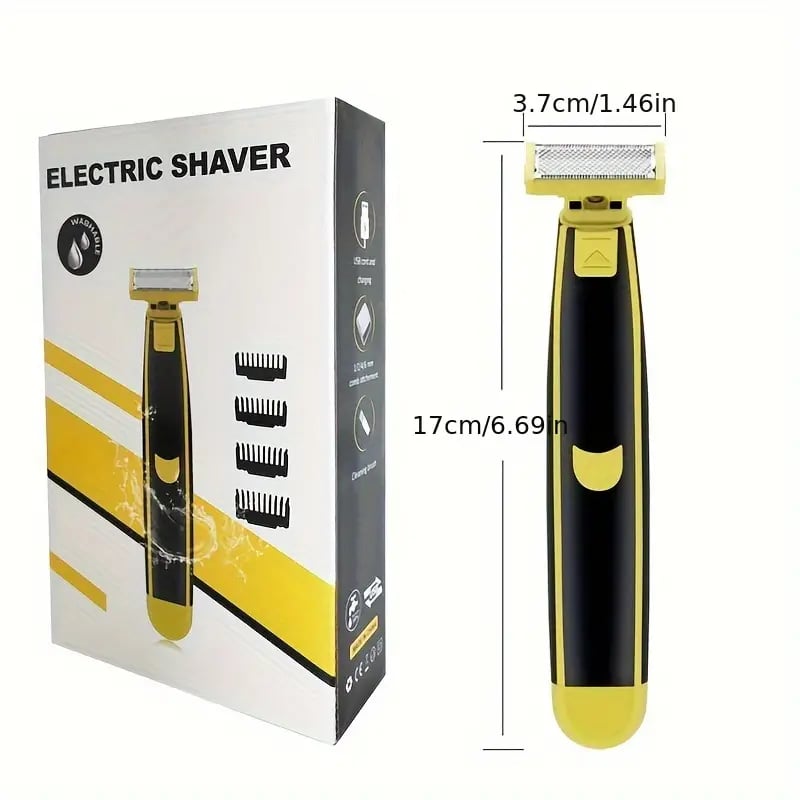 🎁Gave til menn🔥Våt og tørr elektrisk barbermaskin