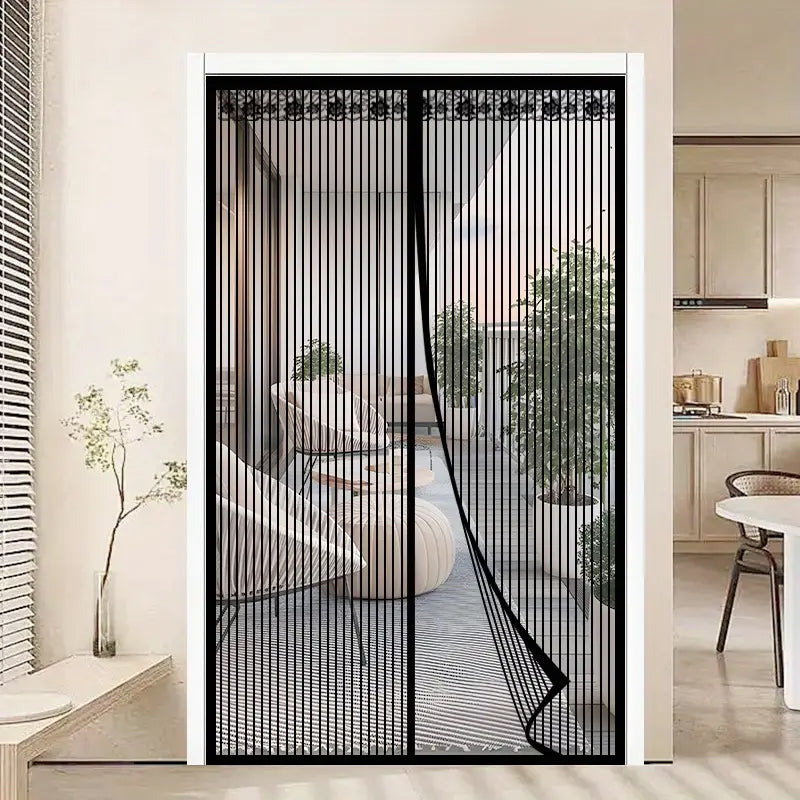 Magic Mesh – magnetisk myggnettgardin til dører om sommere