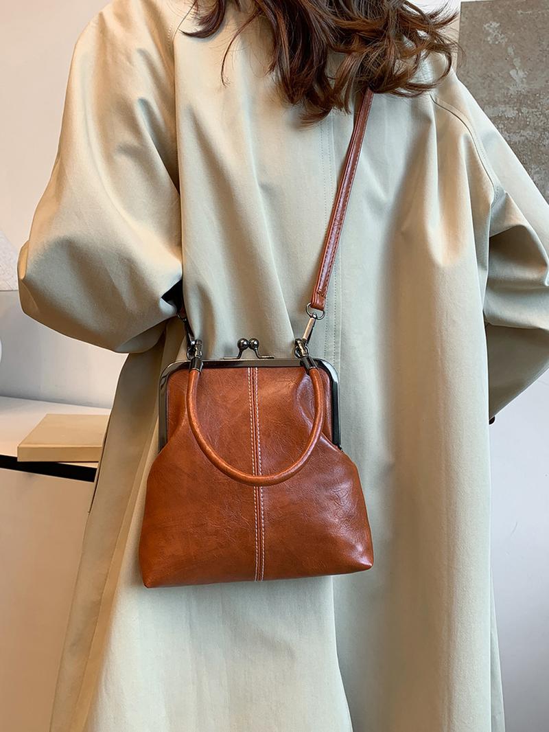 Retro-stil crossbody-veske