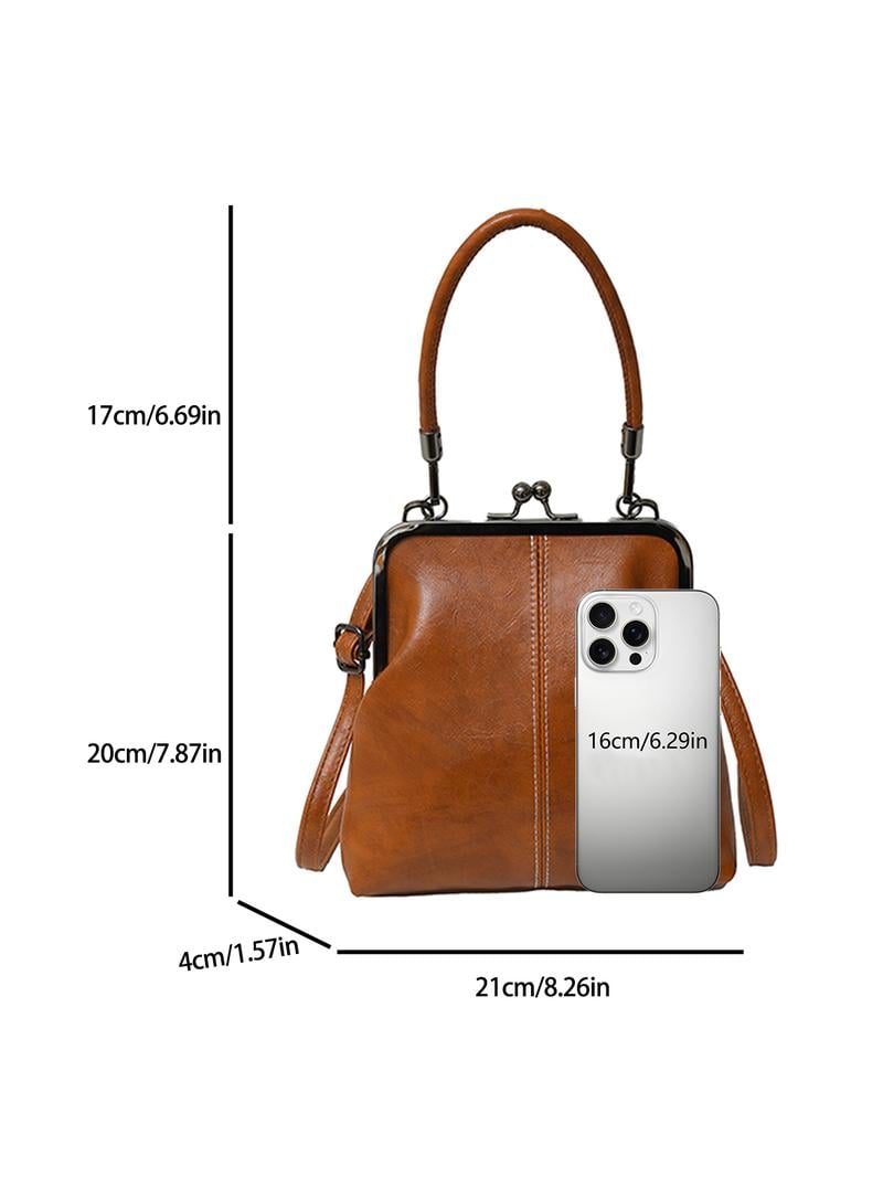 Retro-stil crossbody-veske