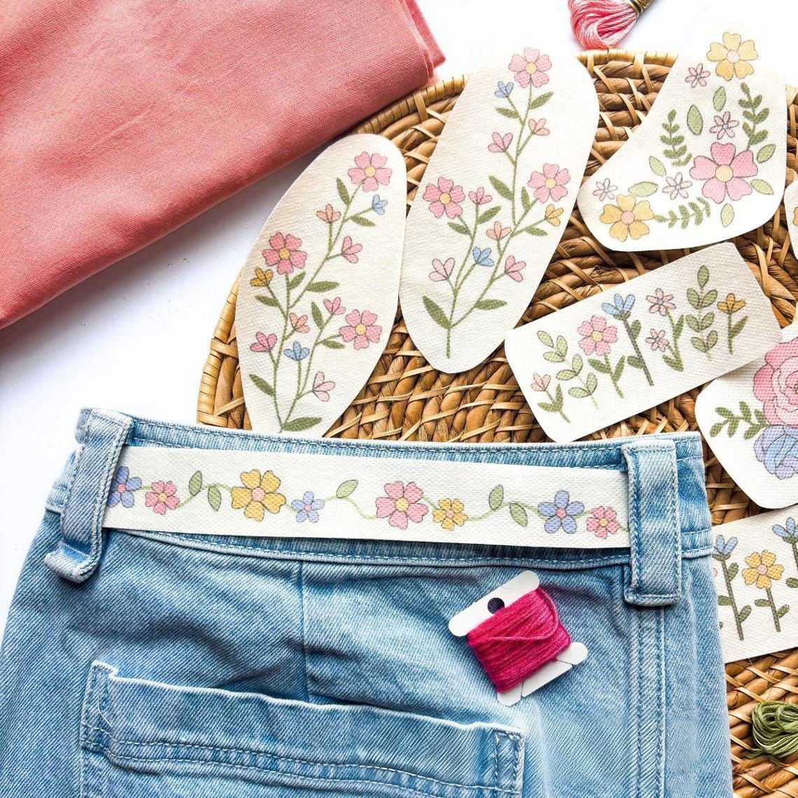 🌸Blomster Blomstermønstre Broderimønstre – Stick & Stitch for nybegynnere