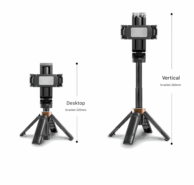 🔥🔥 Limited stock! Summer Gifts Discount -🎁 4-in-1 Multifunctional 360° Rotation  Selfie Stick with  Wireless Detachable Remote Control