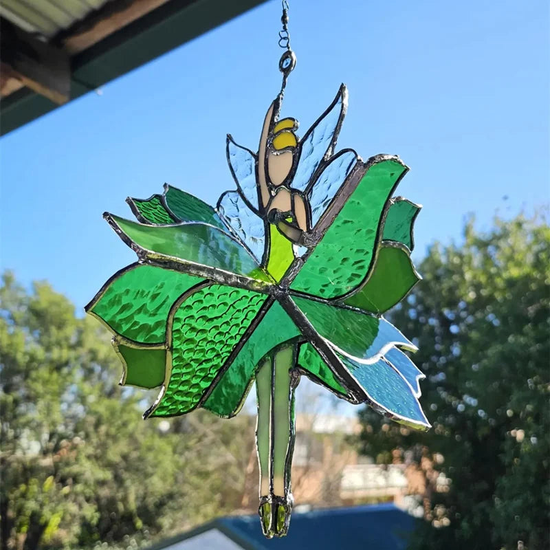 Roterende hengemaskin for farget glass