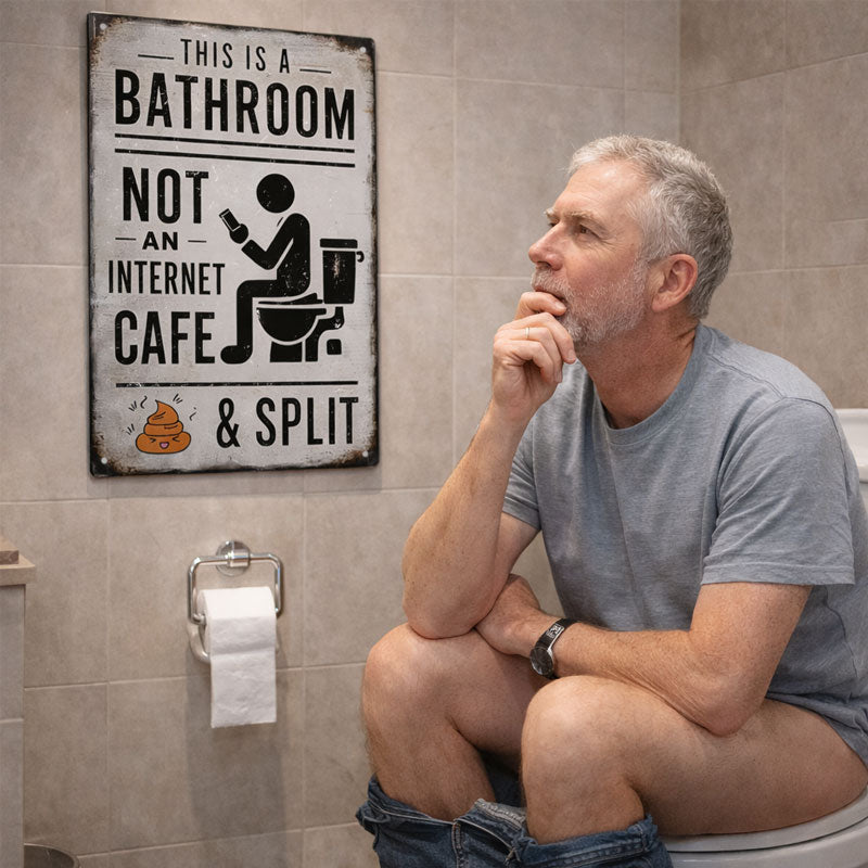 🚽 Det här är ett badrum, inte ett internetcafé