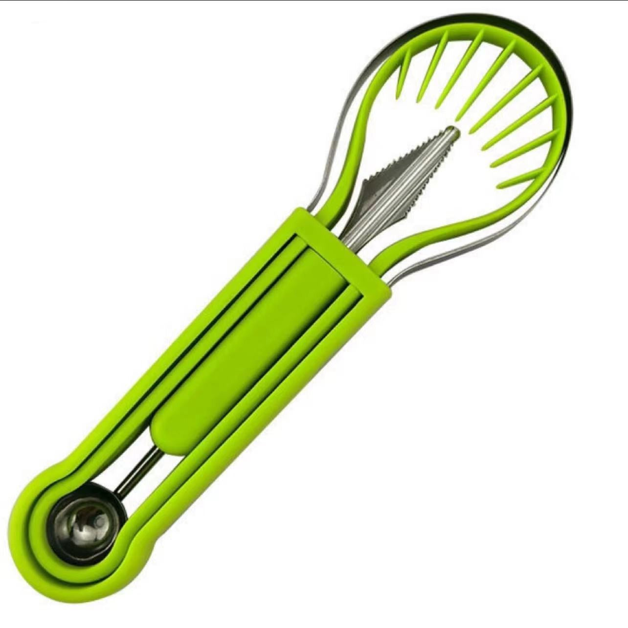 🍉 Få 50 % rabatt nå! 3-delt sett for frukt og meloner – for utskjæring, forming og dekorering – i rustfritt stål, kompakt oppbevaring, komfortabel å holde – spesielt egnet for honningmelon, vannmelon og myke frukter 🍓