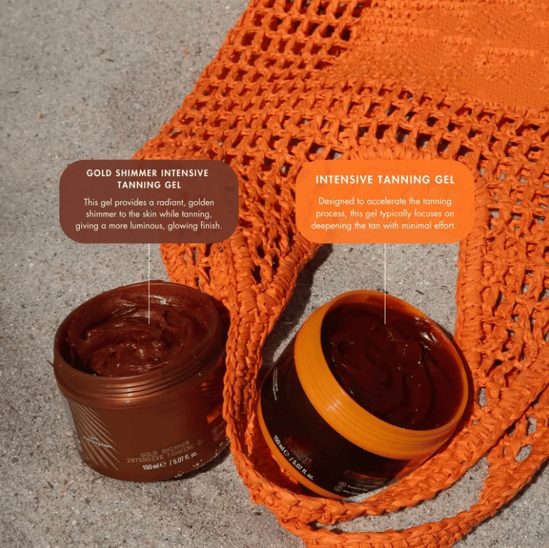 🔥 STORT SALG – 30 % RABATT! – Få den gylne gløden – Golden Shimmer Intensive Tanning Gel! Den gylne gløden – Gold Shimmer Intensive Tanning Gel!