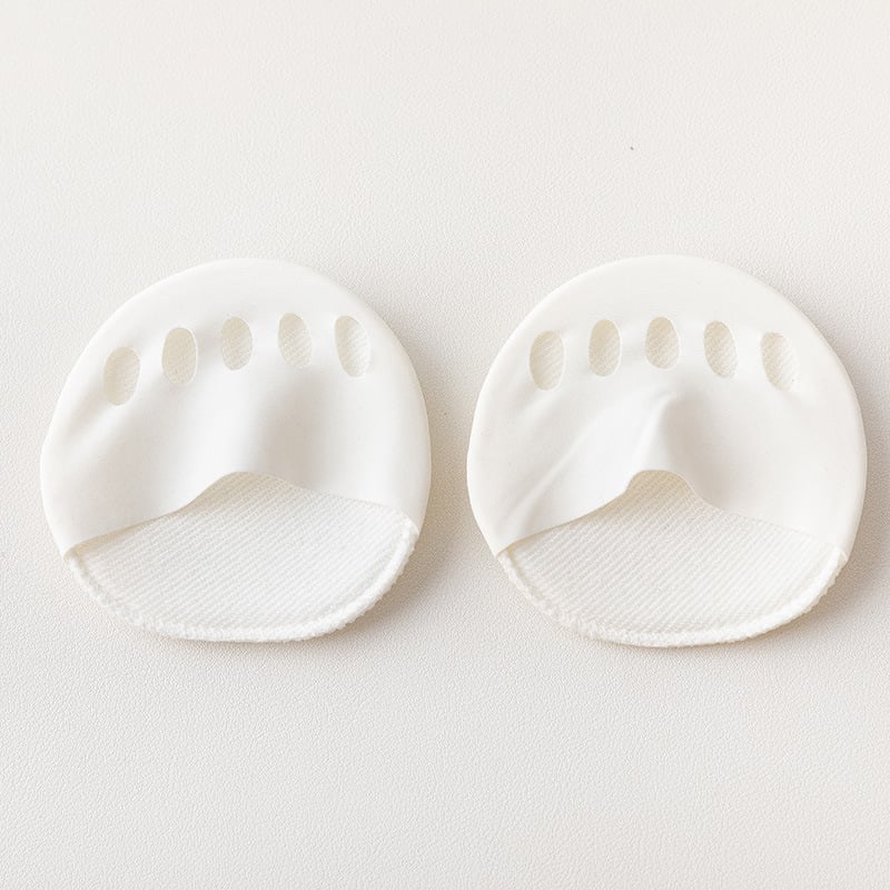 👠✨ Femtårs forfotputer for kvinner | Støtdempende innleggssåler for høye hæler | Svart/Beige