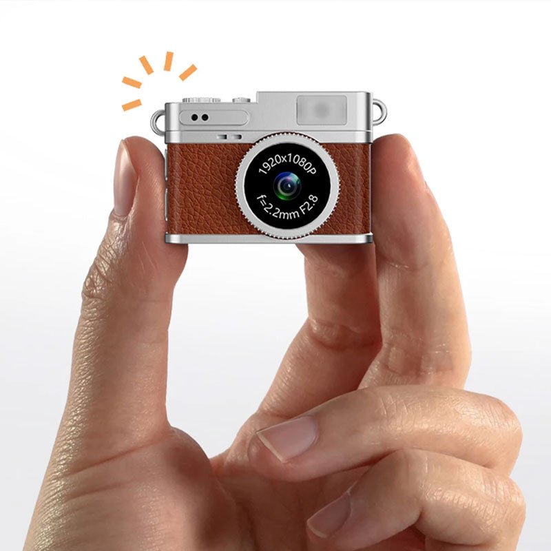 📸✨ Retro minikamera – Kompakt kamera i vintage-stil for skarpe, spontane øyeblikksbilder! ✨🎞️