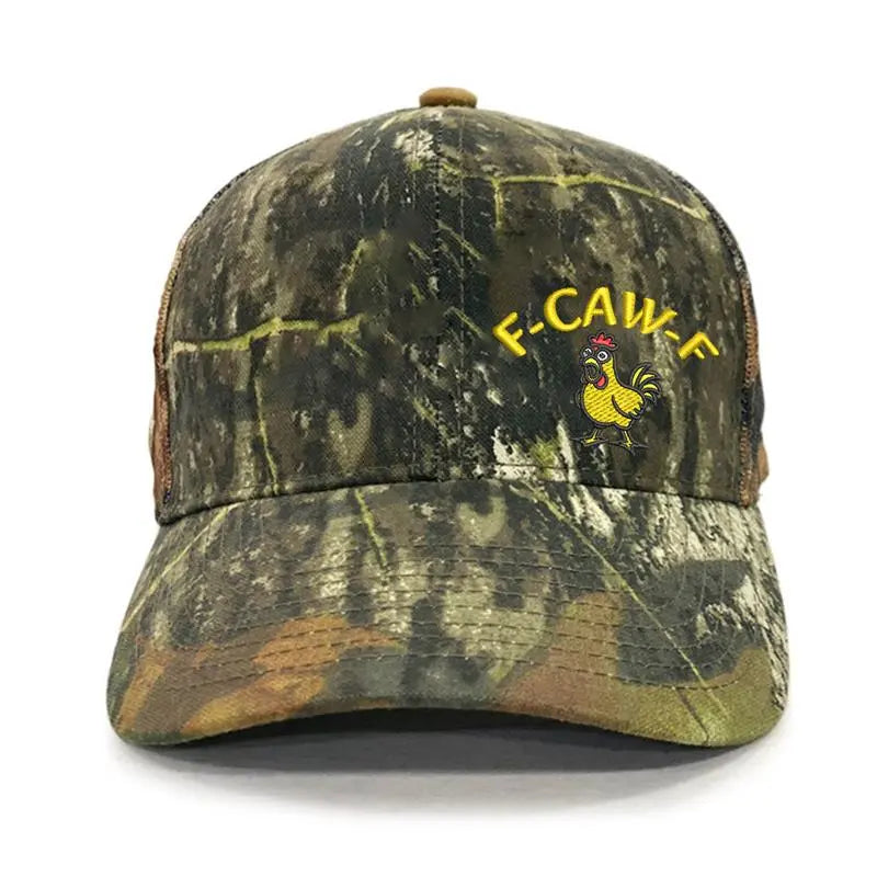 F-CAW-F Brodert snapback-cap i førsteklasses kvalitet med justerbar størrelse