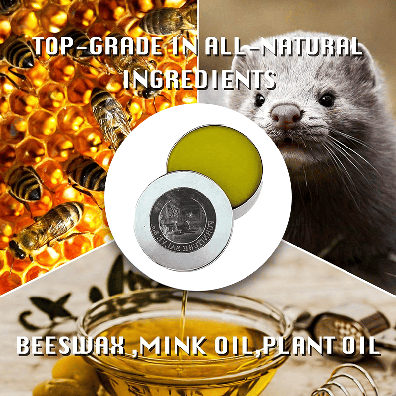 Salve for reparasjon av lær og møbler