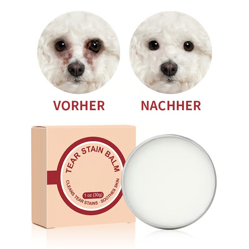 👀✨PET-krem og børstesett for beskyttelse mot tåreflekker 🐱🐶 for hunder og katter