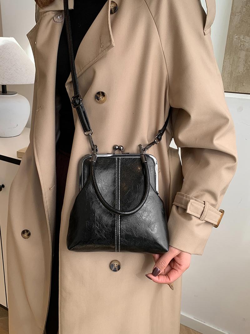 Retro-stil crossbody-veske