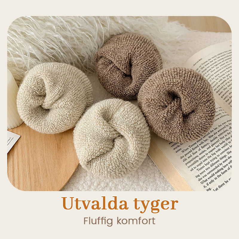 🧦 5 Par Dame Ullsokker – Varme Midtsokker