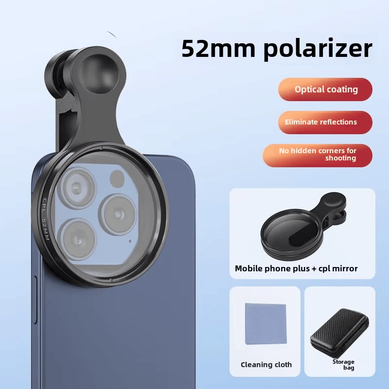 📸Smarttelefoner Bærbar polariserende kameralinse