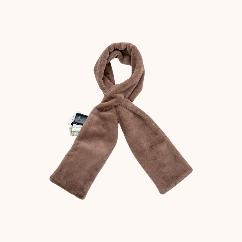 🧣Skjerf med skjult lomme