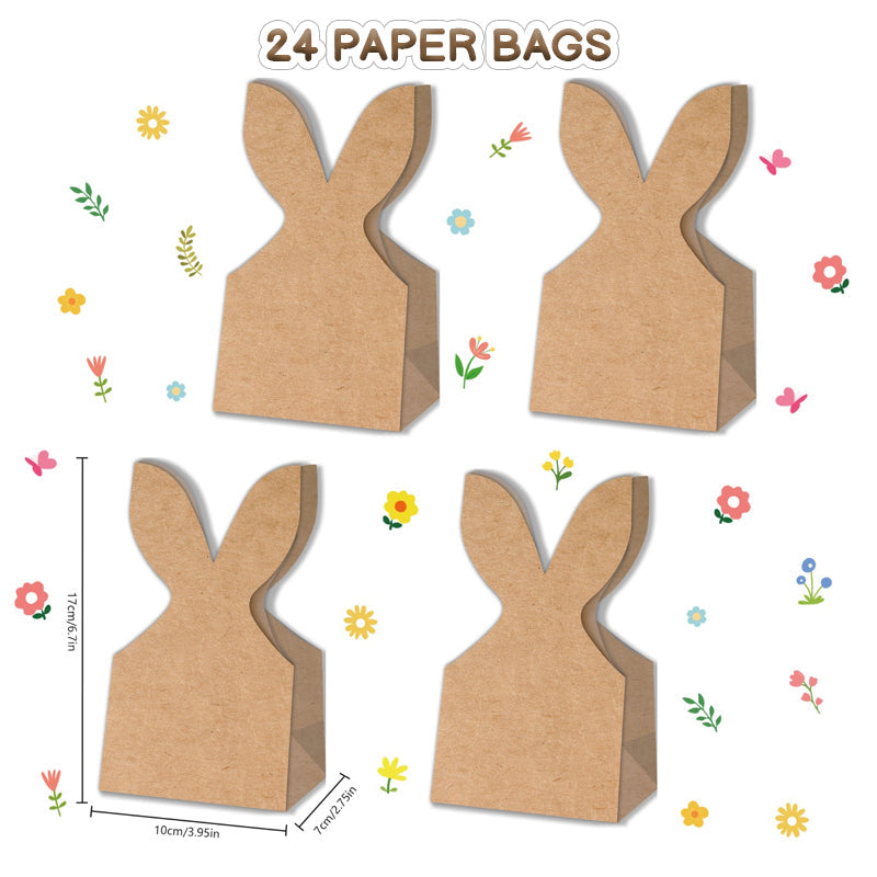 🐰 Påskehare-gaveposer i kraf