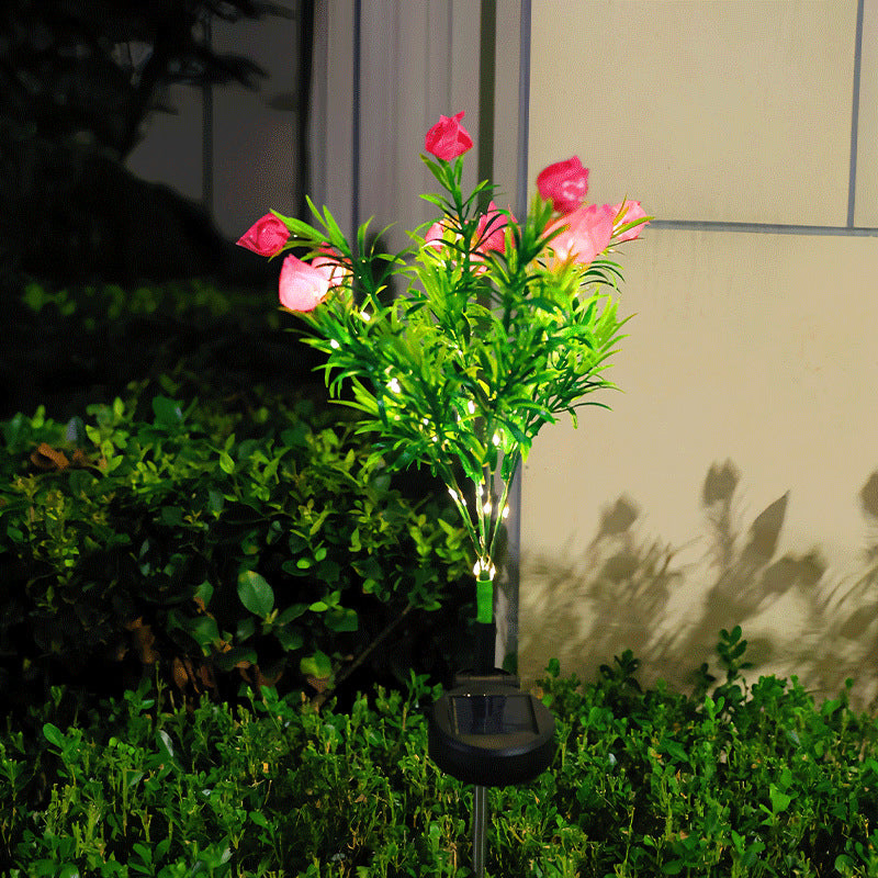 🌸Solcellsdrivna blomsterstake-lampor – vattentät trädgårdsdekoration