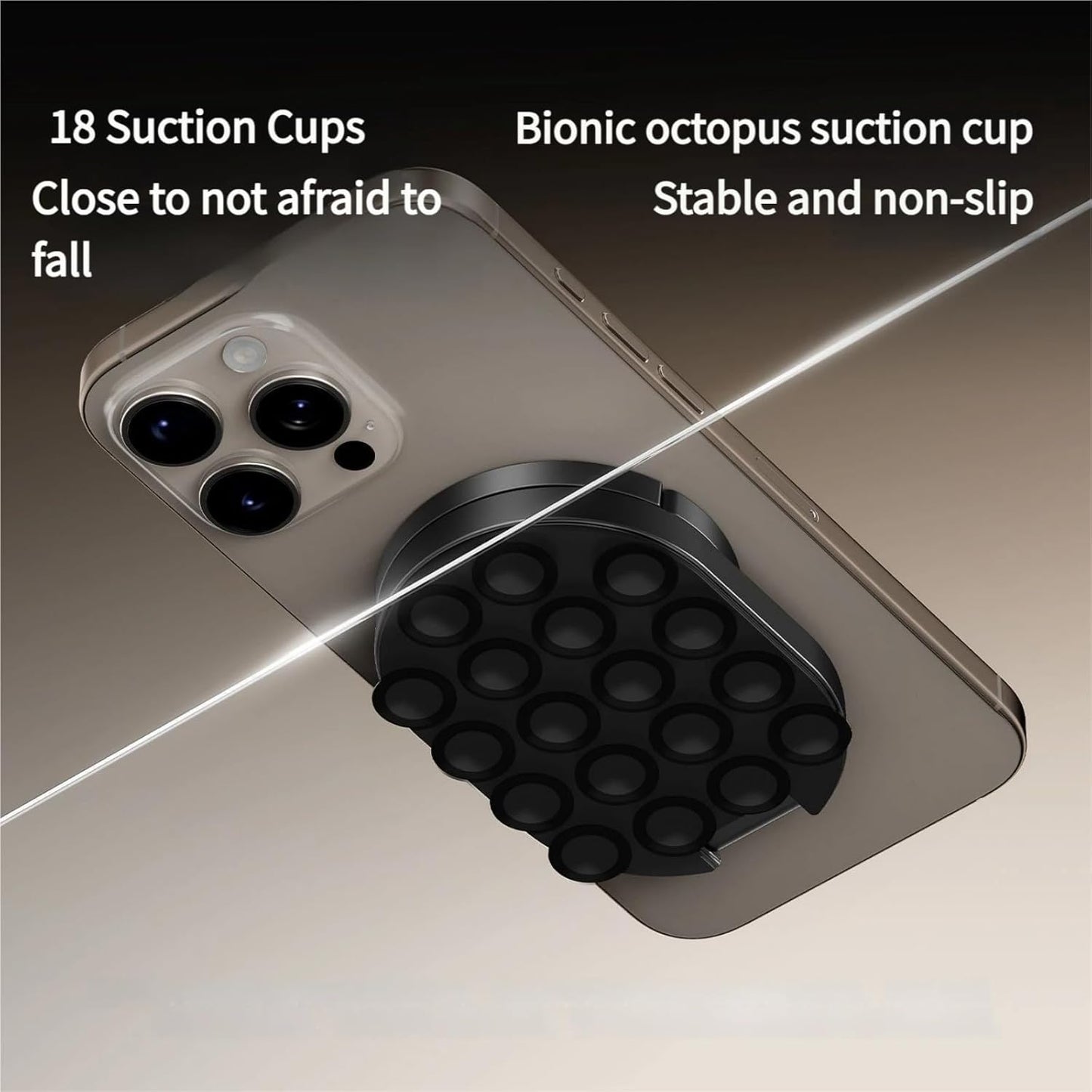 🔥 3-i-1 magnetisk telefonholder med sugekopp