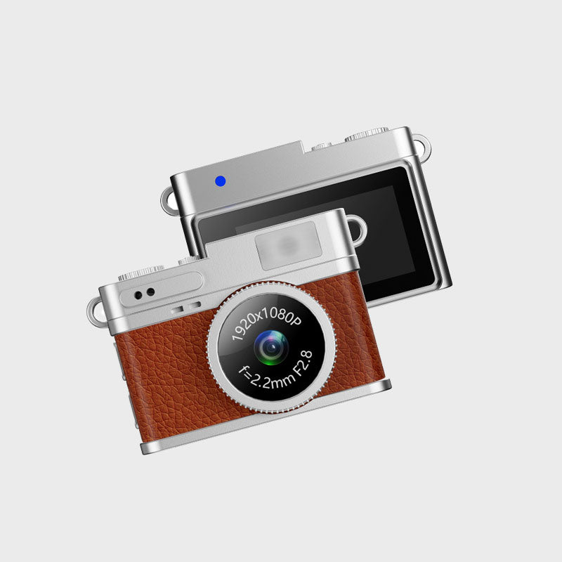 📸✨ Retro minikamera – Kompakt kamera i vintage-stil for skarpe, spontane øyeblikksbilder! ✨🎞️