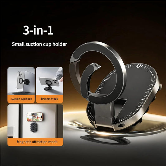 🔥 3-i-1 magnetisk telefonholder med sugekopp