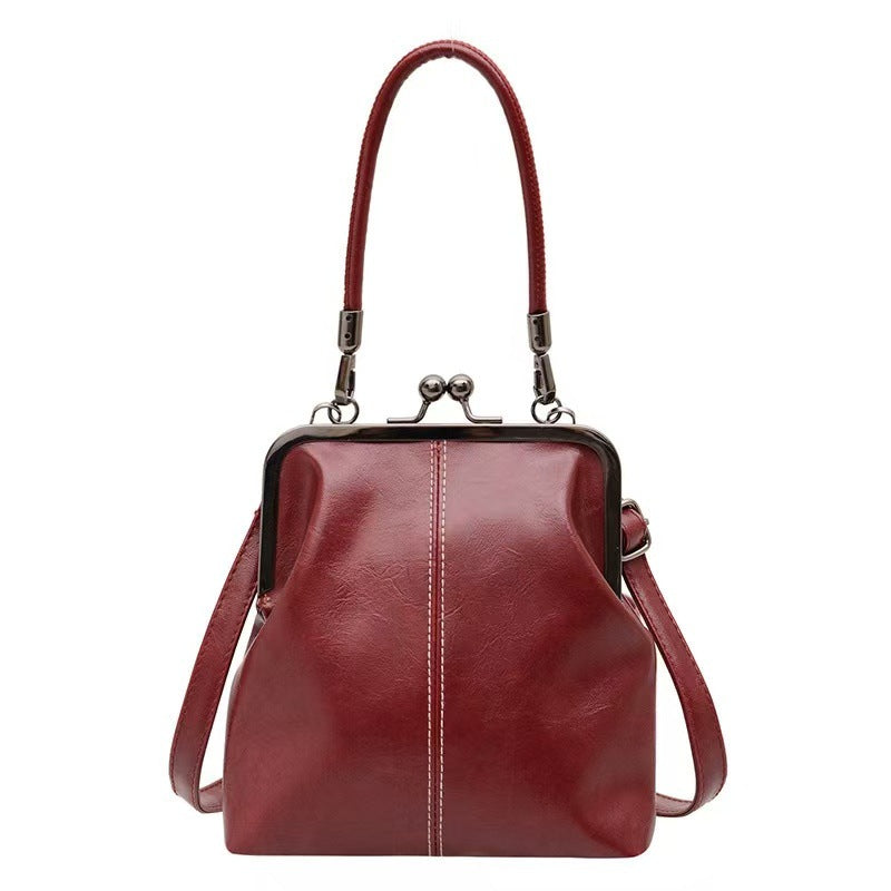 Retro-stil crossbody-veske
