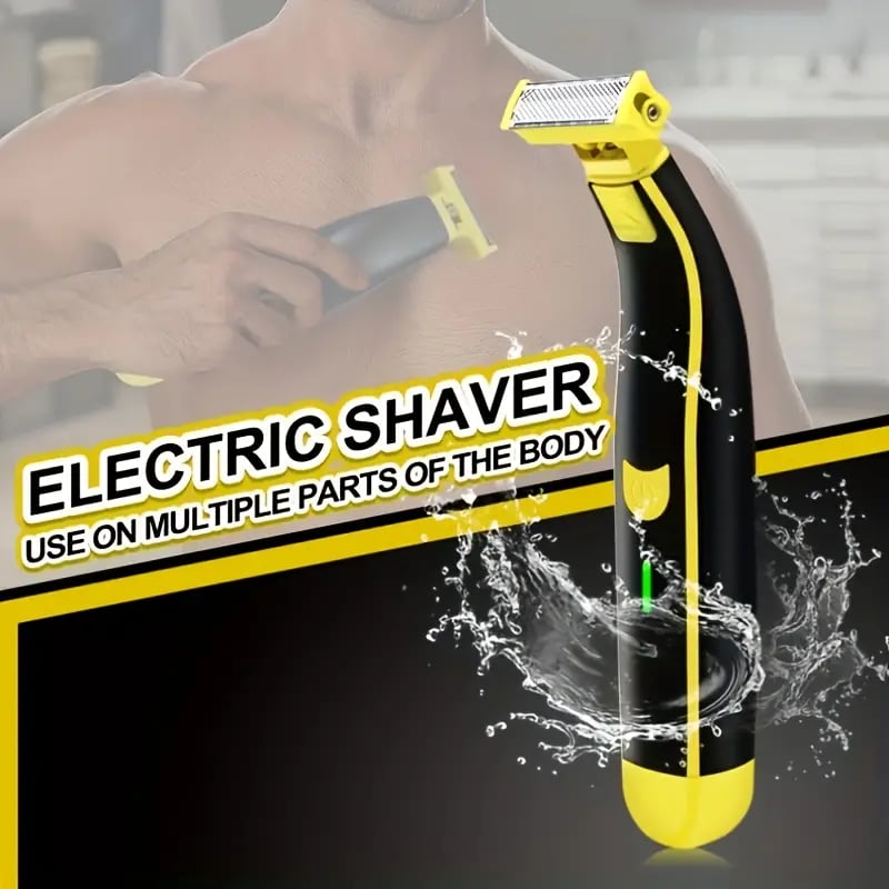🎁Gave til menn🔥Våt og tørr elektrisk barbermaskin