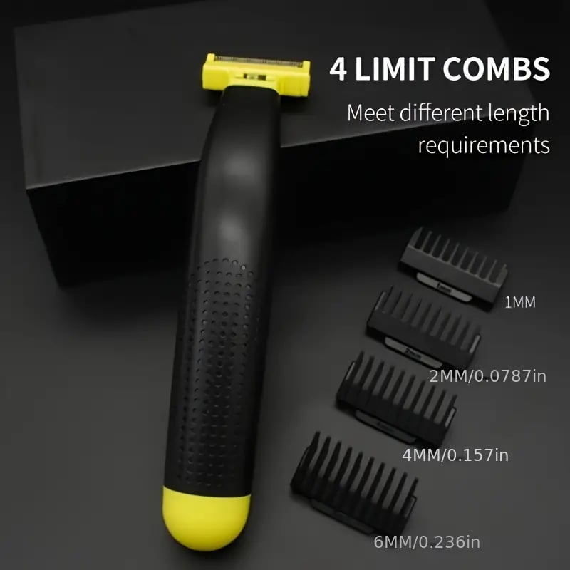 🎁Gave til menn🔥Våt og tørr elektrisk barbermaskin