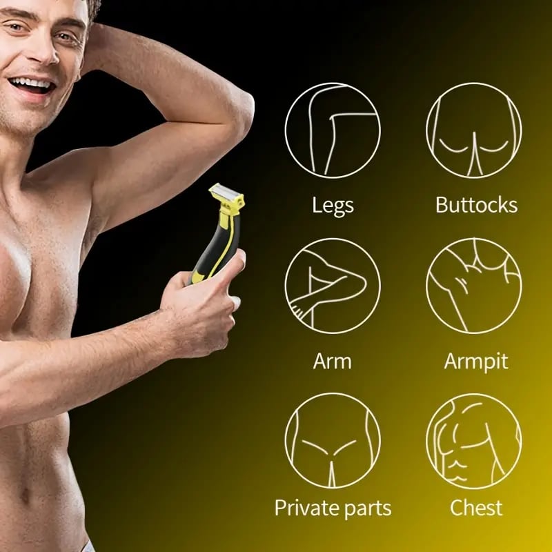 🎁Gave til menn🔥Våt og tørr elektrisk barbermaskin