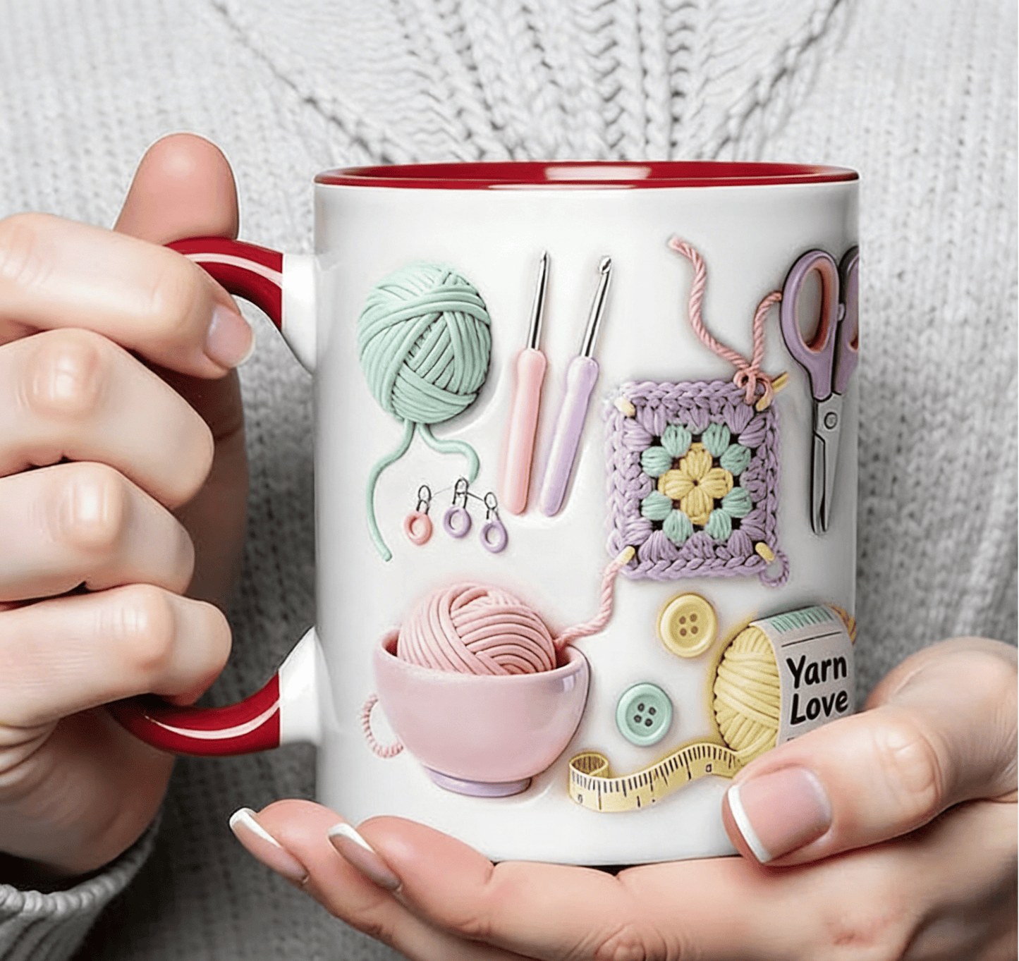🧶 Krus med «Garnkjærlighet» – En gave til håndverkere og kreative sjele